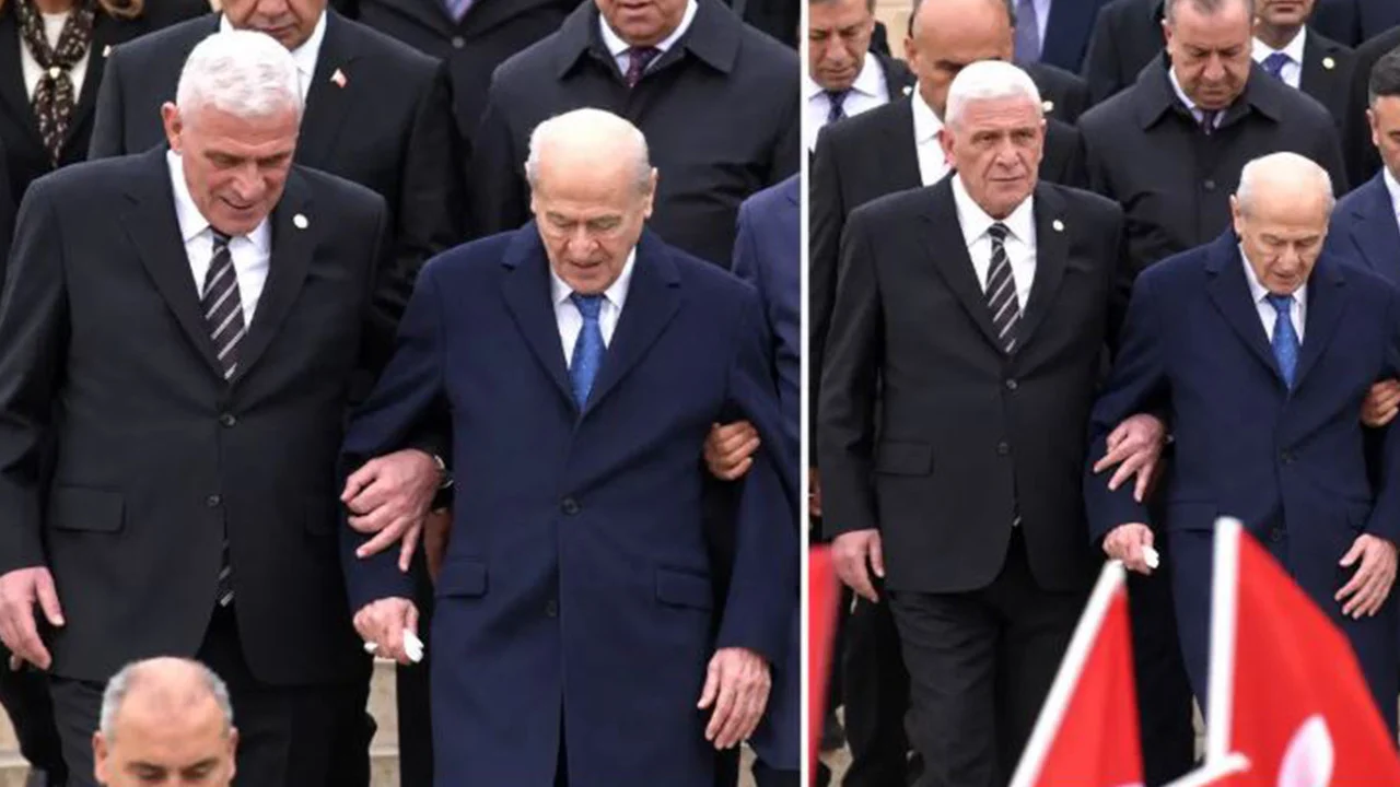 Bahçeli’nin koluna bir sıkıntı olmasın diye girdi
