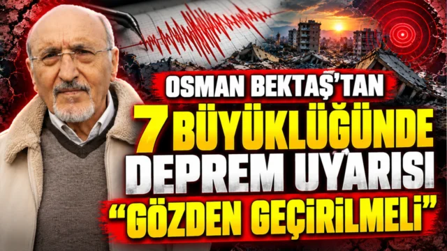 Osman Bektaş İstanbul depremi için 2025 yılını işaret etti: Gözden geçirilmeli
