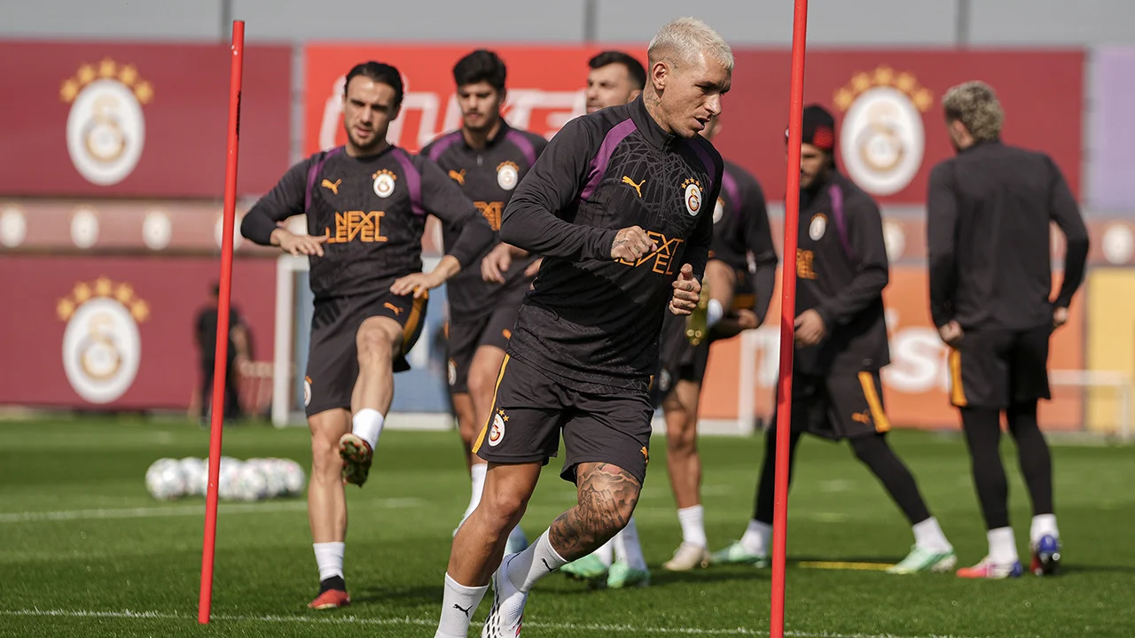 Galatasaray, Lille maçı öncesi son antrenmanını tamamladı