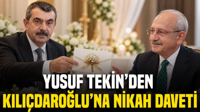 Yusuf Tekin’den Kemal Kılıçdaroğlu’na nikah daveti
