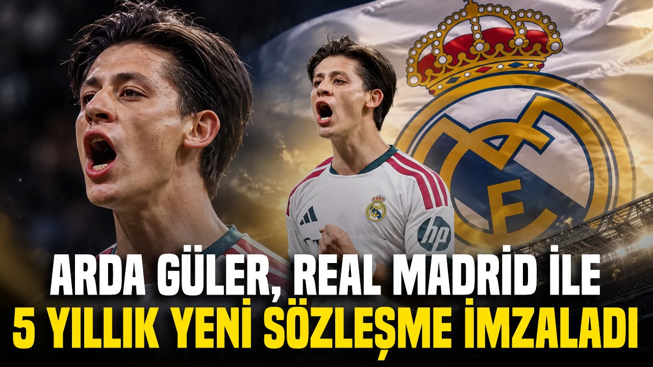 Arda Güler, Real Madrid ile 5 yıllık yeni sözleşme imzaladı
