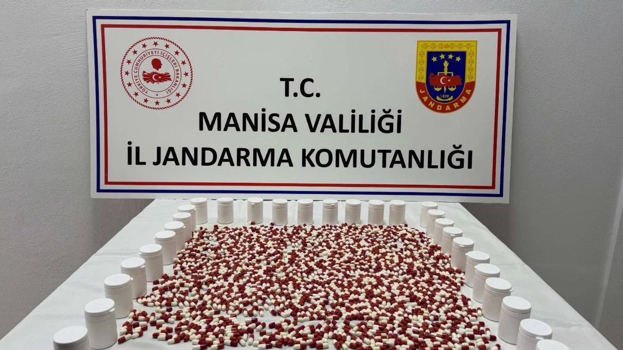 Manisa’da 86 bin 654 sentetik ecza ele geçirildi